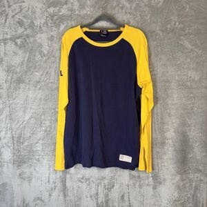 Vintage Ralph Lauren Polo Jeans Y2K Baseball Tee Size Large Preppy 90s Grunge